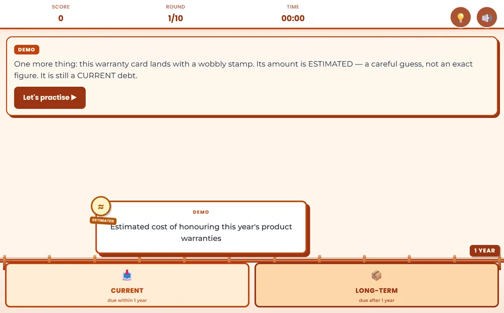 Sort it, fast in play, from CH10-G01